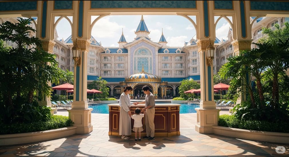 ディズニーリゾート ホテル特典でお得に宿泊
