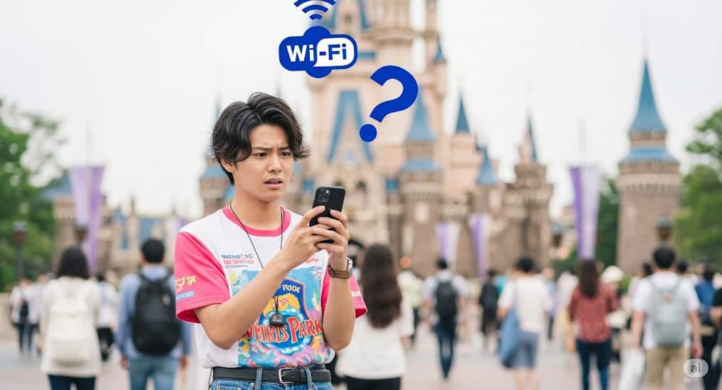 ディズニーにフリーワイファイはあるのか？