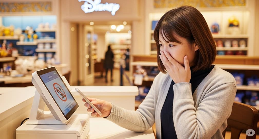 お土産のためのディズニーストアでは買えないのか