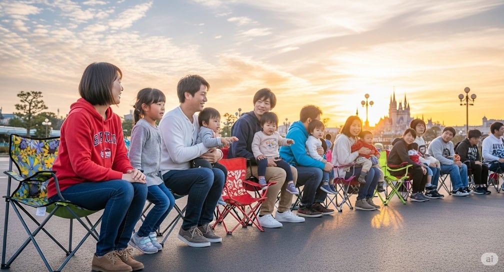 ディズニー開園待ちでおすすめの折りたたみ椅子