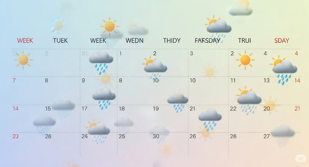 ディズニーリゾートの14日間天気予報（2週間天気予報）は変わるので注意