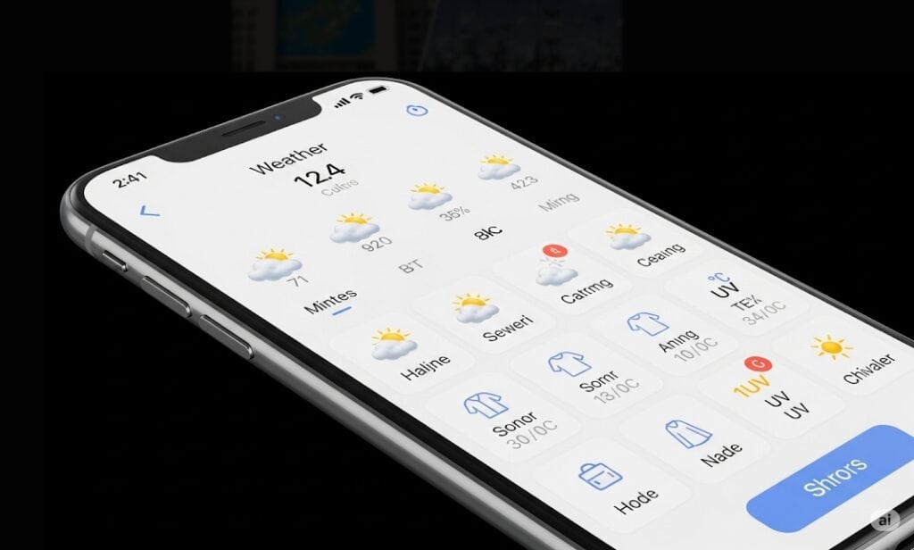 ヤフー天気の予報と提供される情報