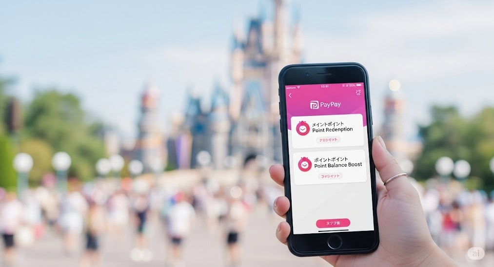 ディズニーチケット購入時のペイペイポイント還元