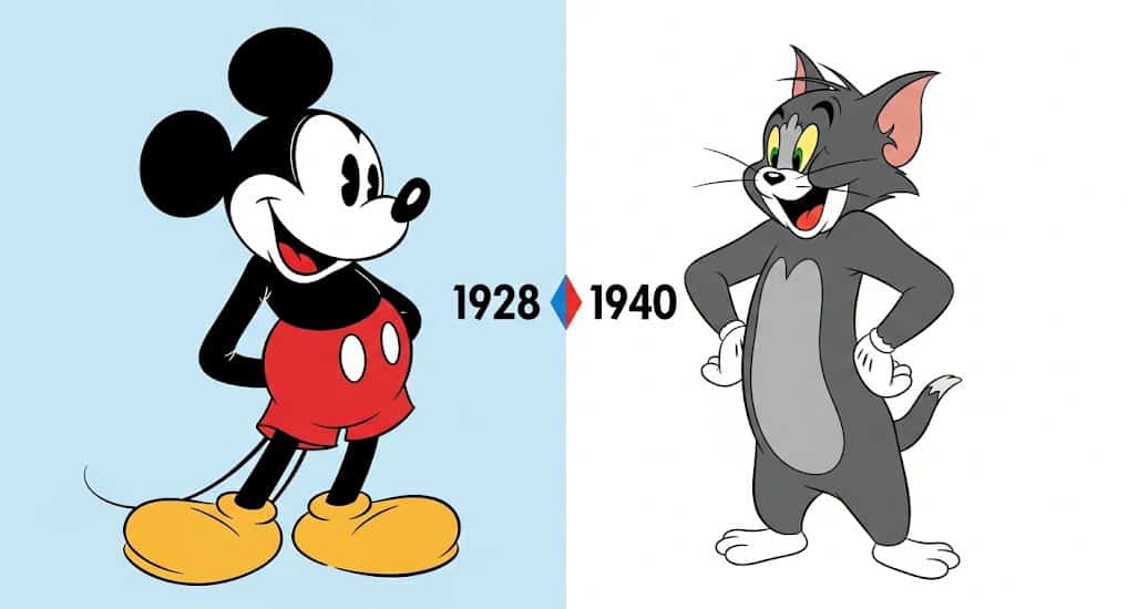 歴史はディズニーと一体どっちが先？
