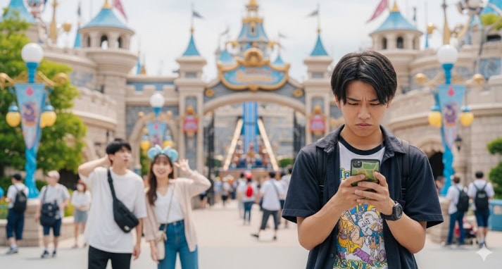 ディズニーチケットでグループ作らないとどうなる？