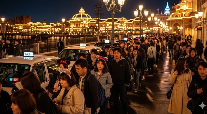 混雑や渋滞でタクシーに乗れないことはある？
