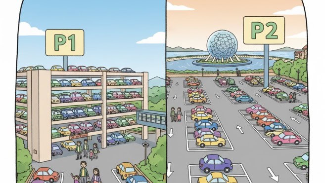 ディズニーシー駐車場案内