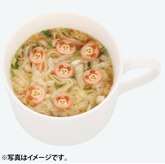 ディズニーリゾートのミニうどんの中身