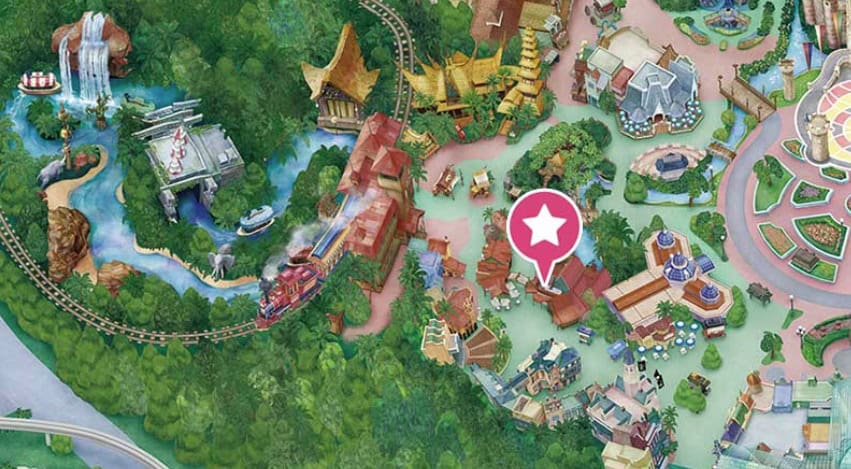 ディズニーランドでのギョウザドックの販売場所