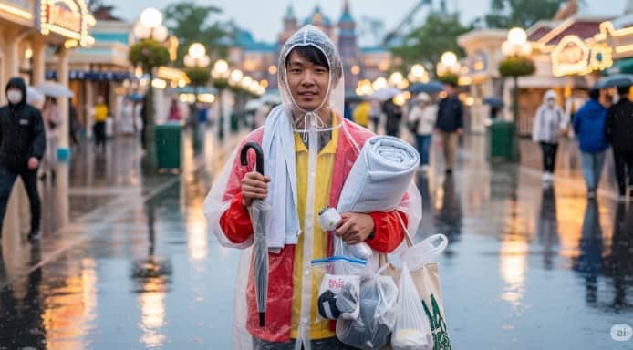 雨の日でも快適に過ごす持ち物